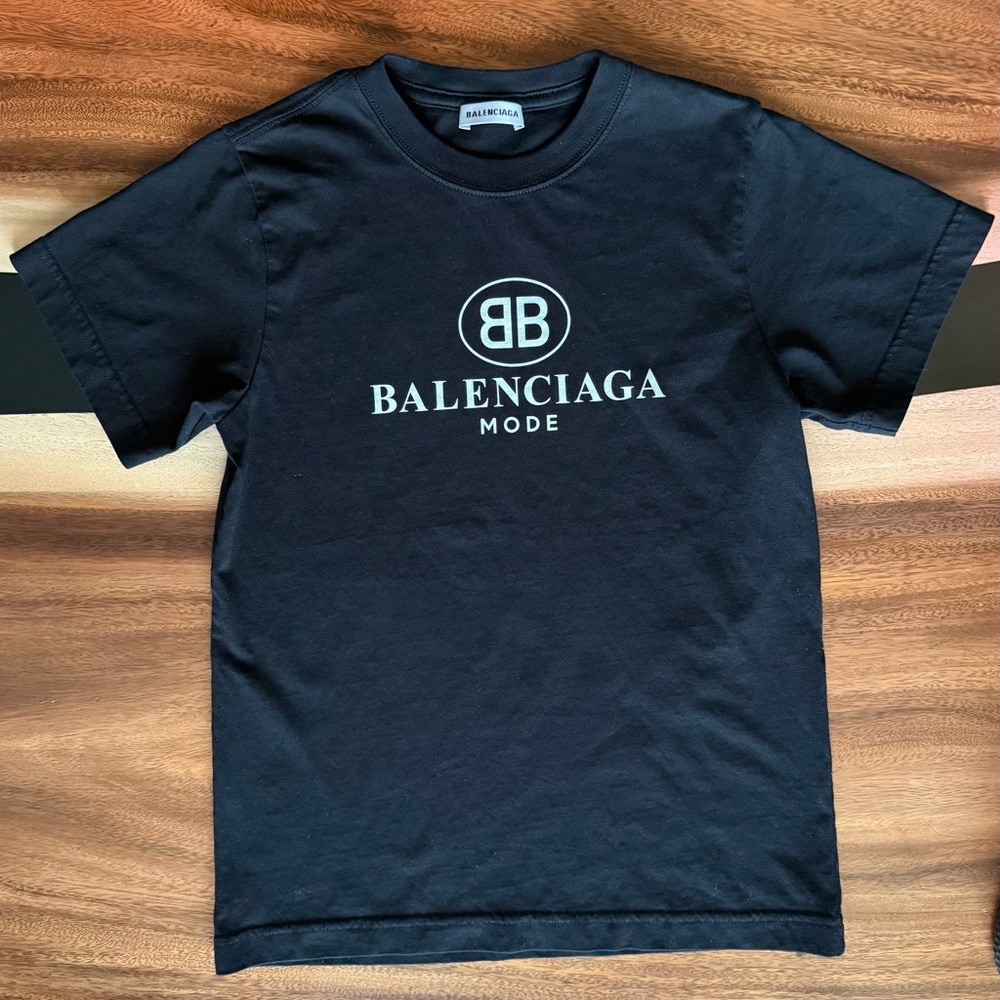 BALENCIAGA Mode  “BB” logo Tee